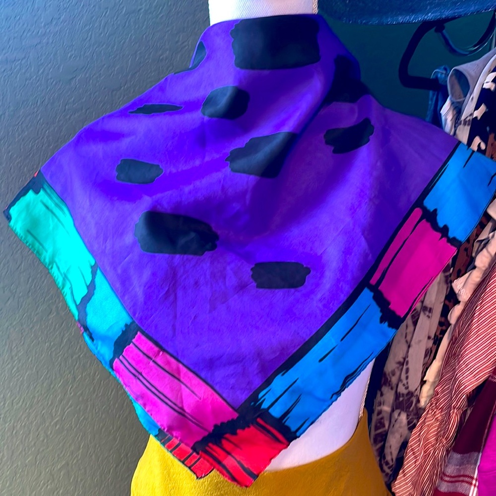 Made in Italy colorful scarf